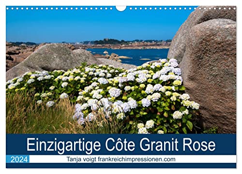 Einzigartige Côte Granit Rose (Wandkalender 2024 DIN A3 quer), CALVENDO Monatskalender: Die atemberaubende Küste im Nordwesten der Bretagne ist in Europa einzigartig