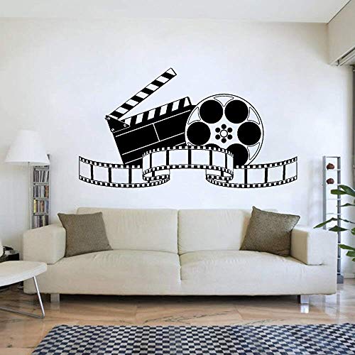 Película De Arte Retro Cine Cine Pegatinas De Pared Mural Vintage Poster Vinilo Tatuajes De Pared Dormitorio Casa Adorno Home Theater 91X49Cm