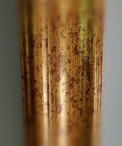 Artecentro Marco Dorada para Cuadros – Oro/Color con o sin Passepartout en Legno-varie tamaños (Oro Envejecido, 80 X 120)