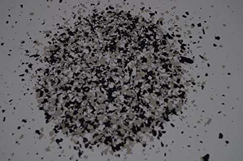 otto-online-handel 1 kg de chips de color para revestimiento de suelo de garaje (gris/negro/blanco)