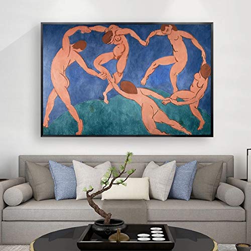 N / A Impresión Decorativa La Danza por   Pinturas abstractas en Lienzo en la Pared, Carteles artísticos e Impresiones, imágenes artísticas de fauvismo para Sala de estar-50x70cm