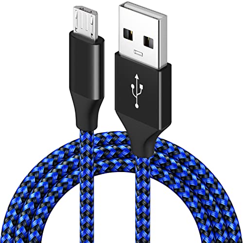 BIBTIM Cable Micro USB 1M, 1-Pack USB 2.0 Masculino a Cable Micro, Cable Cargador Micro USB Android Cable de Carga Rápida 480 Mbps Velocidad de Transmisión de Datos