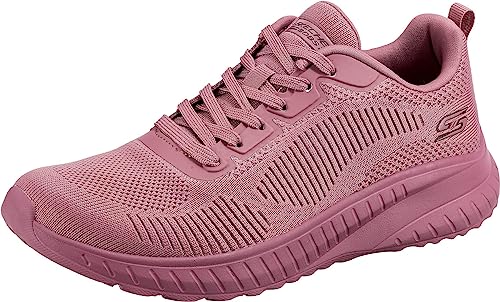 Skechers - Bobs Squad Chaos - Face Off, Zapatillas para Mujer, Frambuesa, 39 EU