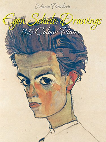 Egon Schiele: Drawings 115 Colour Plates (English Edition)