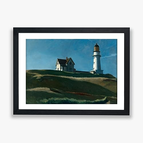 Edward Hopper - Lighthouse Hill - Wall Poster/Home Décor Art/Giclee Print- Print Only - Medium