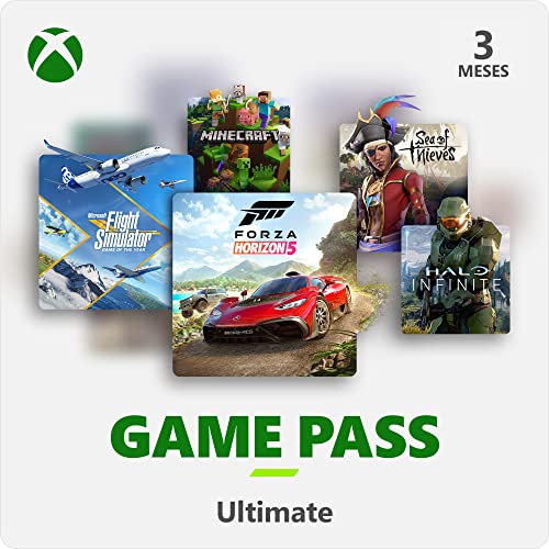Suscripción Xbox Game Pass Ultimate - 3 Meses | Xbox/Win 10 PC - Código de descarga