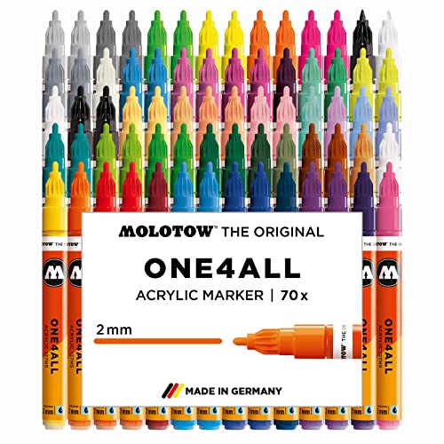 Molotow One4All - Rotulador acrílico, color multicolor 70 Stück