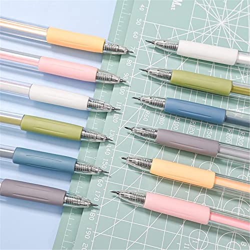 6/12 bolígrafos utilitarios con patrón de dibujos animados, herramienta de corte de papel, cortador creativo retráctil, cortador de papel de precisión para álbumes de recortes de papel artístico (12)