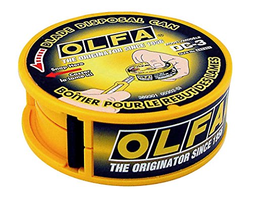 OLFA DC-3 - Contenedor para cuchillas usadas con