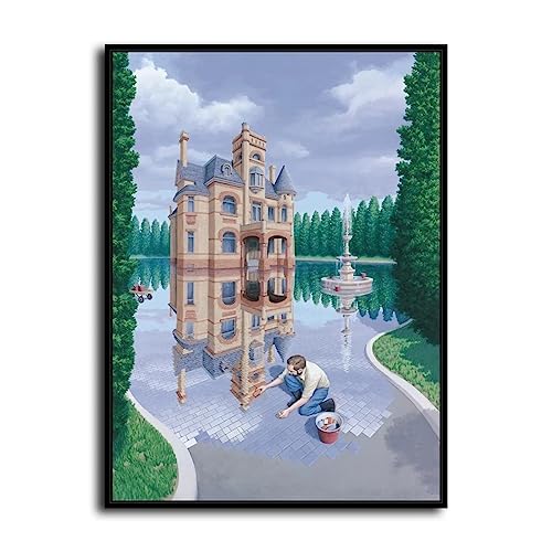 Rob Gonsalves Póster Surrealismo mágico Obras de arte Imagen Pintura moderna Lienzo Arte de la pared Rob Gonsalves Impresiones para la decoración de la sala de estar 50x70cm Sin marco