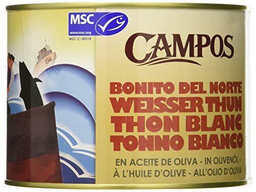 Campos Conserva De Bonito Del Norte De Pesca Certificada Msc En Aceite De Oliva, 1730 g