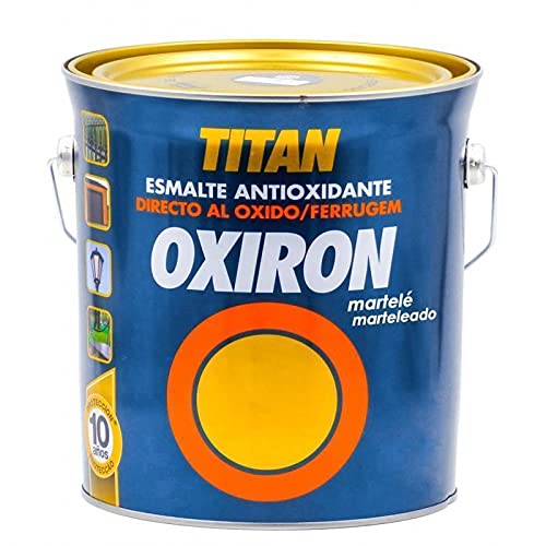 Esmalte antioxidante Titan Oxiron Martelé 4L - Tamaño Envases 4 L, Colores Oxiron Martelé 2911 Cobre