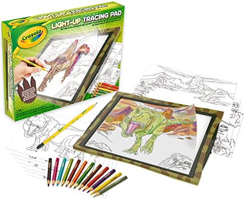 CRAYOLA - Pizarra Mágica de Dinosaurios, Tableta Luminosa, Ocio y Viajes, Idea de Regalo, 74-7497