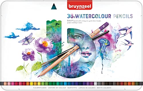 Bruynzeel Expression Series Lápices de acuarela (36 colores)