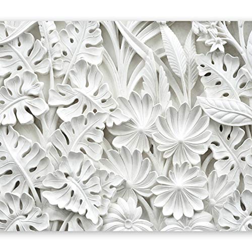 murando Fotomurales 350x256 cm XXL Papel pintado tejido no tejido Decoración de Pared decorativos Murales moderna Diseno Fotográfico blanco f-B-0038-a-a