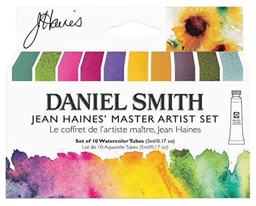 Daniel Smith Aquarelli en tubo - 10 colores en tubos de 5 ml, 5 ml