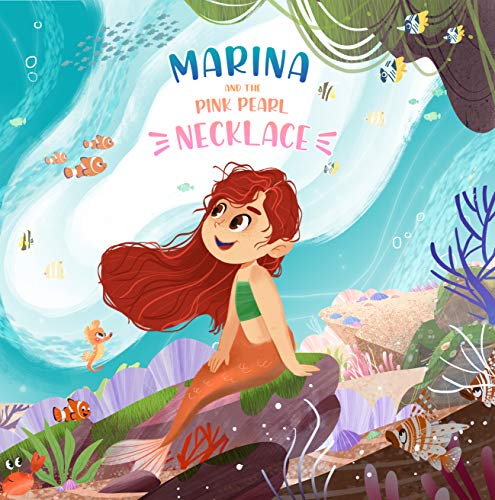 Book for Kids : Marina & The pink pearl necklace: Mermaid Tales, Fantasy, Grow up, Friendship books for girls (English Edition)
