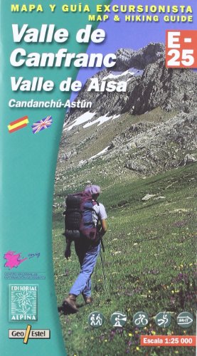 VALLE DE CANFRANC (E-25. Mapas guía excursionistas)