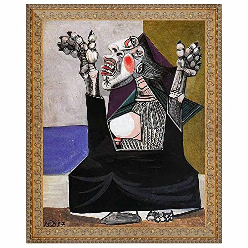 Abstarct Pablo Picasso - Obras de arte en lienzo, pósteres de pintura en lienzo, impresiones de pared para habitación, decoración del hogar, listas para colgar (30 x 40 cm)