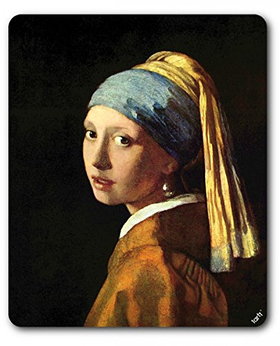 1art1 Johannes Vermeer La Joven De La Perla, 1665 Alfombrilla para Ratón 23x19 cm