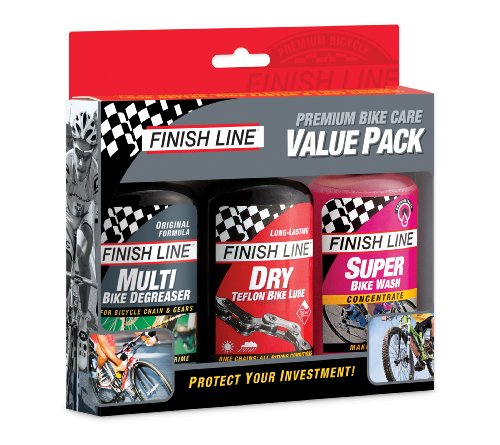 Finish Line Premium Bike Care Value Pack - Aceite para Bicicleta
