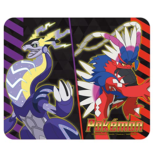 GB Eye Pokemon - Alfombrilla de ratón suave para ratón, color escarlata y morado