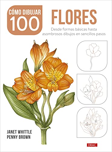 Cómo dibujar 100 flores: Desde formas básicas hasta asombrosos dibujos en sencillos pasos (SIN COLECCION)