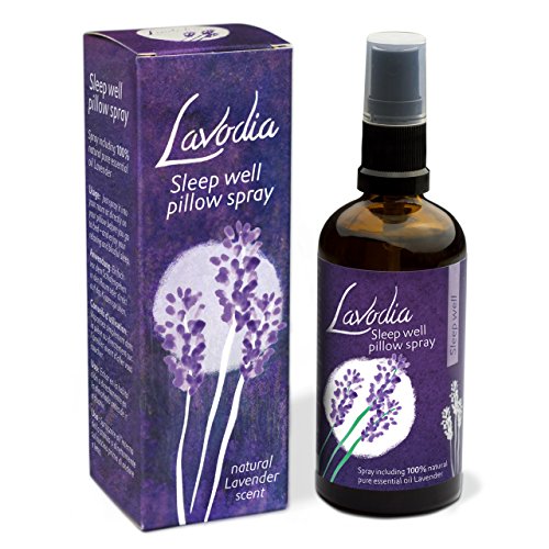 LAVODIA Spray de lavanda para ada “Duerme bien” – Spray de almohada hecho de aceite esencial de lavanda natural 100% puro – 100 ml
