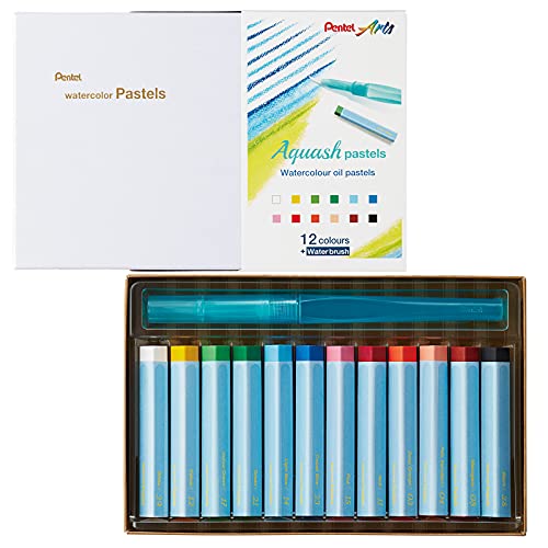 Pentel GHW1 Kit Aquash Slim y Watercolours Oil Pastel