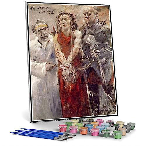 Kits de pintura DIY para adultos ECCE Homo Pintura por Lovis Corinth DIY Pintura al óleo por números Kits