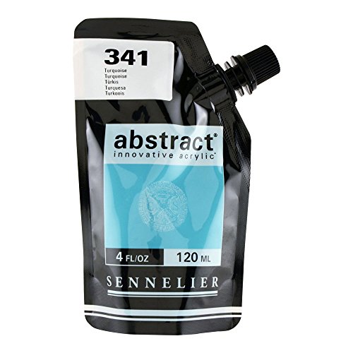 Sennelier : Abstract Acrylic Paint : 120ml : Satin : Turquoise