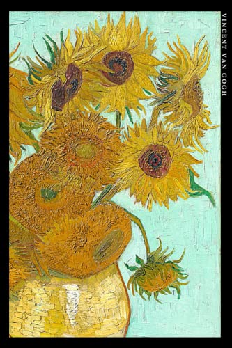Vincent van Gogh: Los girasoles. Cuaderno de notas. Design artístico y elegante.