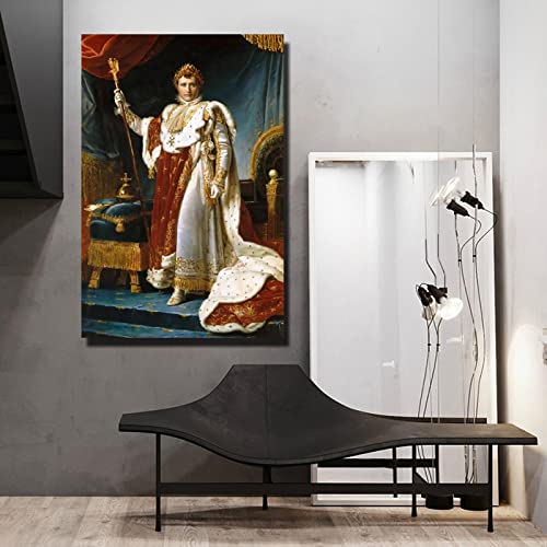 Dittelle Réplica de pinturas al óleo de fama mundial Artemisia Gentileschi Napoleón pósteres e impresiones artísticos para la decoración de la sala de estar 40x60cm sin marco