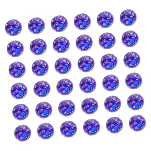 SEWACC 100 Piezas De Abalorios De Colores Cuentas De Joyería Manualidades Fabricación De Bultos Pulsera De Bricolaje Gran Murano Suelto Redondo En Arte para Pulseras Azul