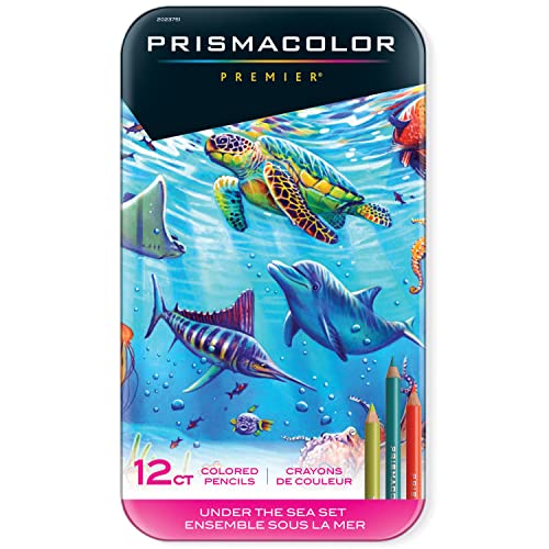 Prismacolor BAJO EL MAR SET 12/PKG, Talla Única