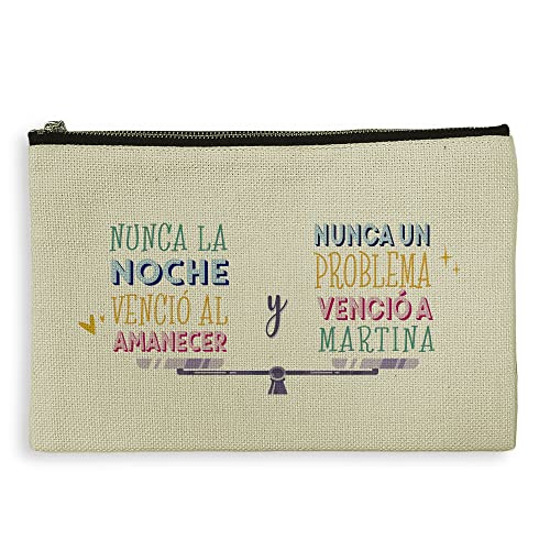 Neceser Mujer Personalizado. Estuche Maquillaje. Neceser Viaje. Estuche lapices. Regalo Original. Tejido Tipo Lino. 15 x 24 cm. Varios diseños. Neceser Tela.