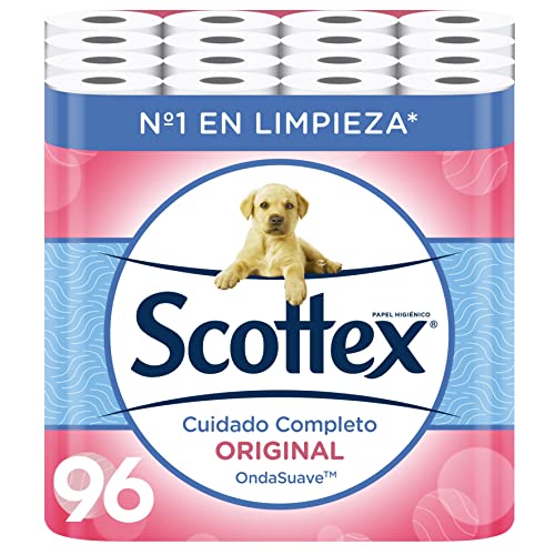 Scottex Original Papel Higiénico - 96 Rollos