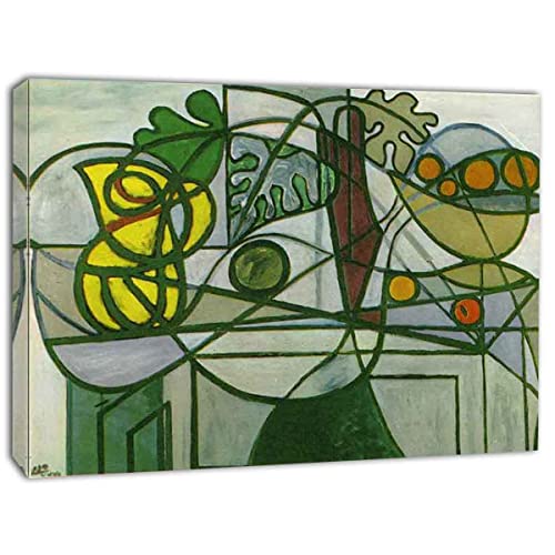 UNEVUE Pablo Picasso Póster Pintura En Lienzo Decoración De Obras De Arte Para Sala De Estar Dormitorios Pared Lienzos Decorativos《Still life》