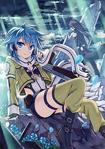 QTRT Sword Art Online - Asada Shino Primer plano anime bricolaje 5D diamante Pintura completo kit de taladro Artes Artesanía hogar de la lona de la decoración DIY Puzzle de padres e hijos Pintura inte