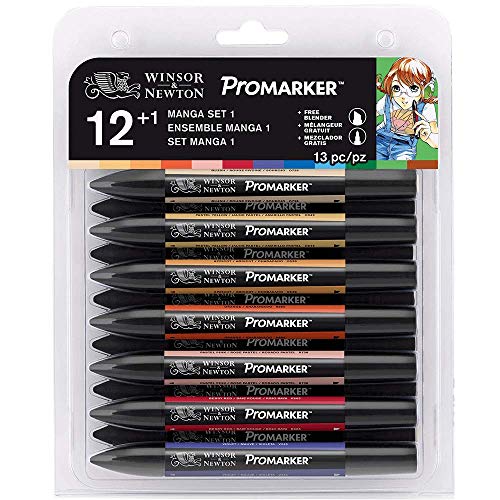 Winsor & Newton 0290051 Manga Expansion Pro Marker Set - Multi-Colour (Pack of 13)