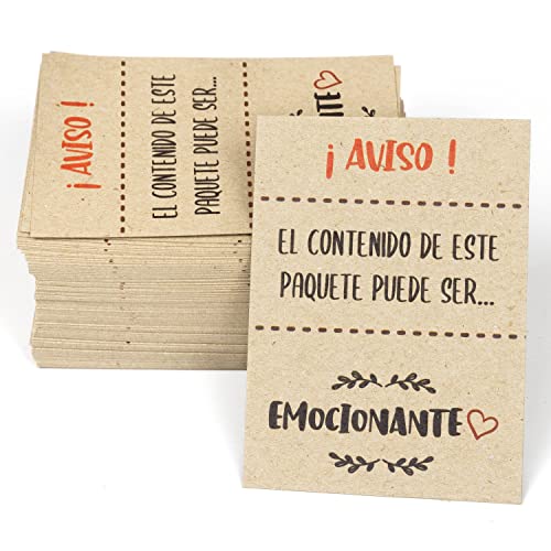 100 Originales Tarjetas agradecimiento de compra y regalos, 