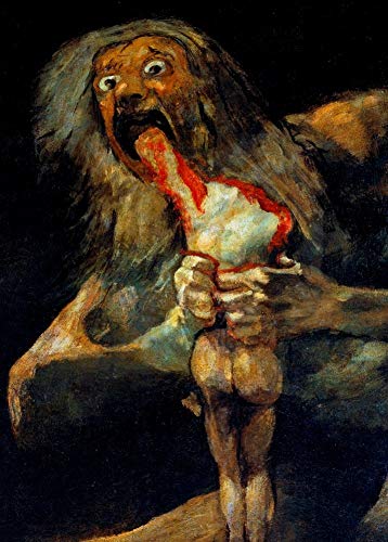 Póster con la reproducción del cuadro de Francisco de Goya 