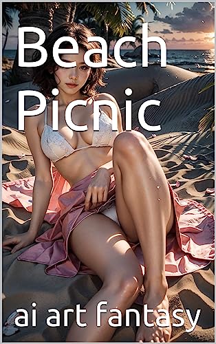 Beach Picnic (Enchanting Beauty: A Collection of AI-Generated Portraits Book 1) (English Edition)