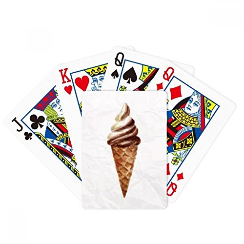 Juego de mesa de la diversión de la tarjeta mágica del póker del hielo del chocolate marrón