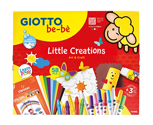 GIOTTO Be-Bè Little Creations, Art & Craft, 58 piezas