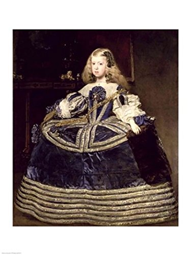 Diego Velazquez – Infanta Margarita in Blue 1659 Artistica di Stampa (60,96 x 91,44 cm)
