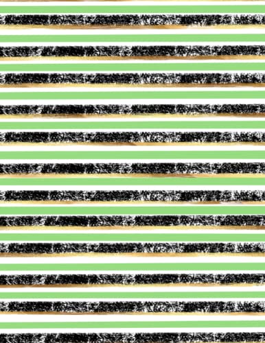 Pastel Green Striped Journal