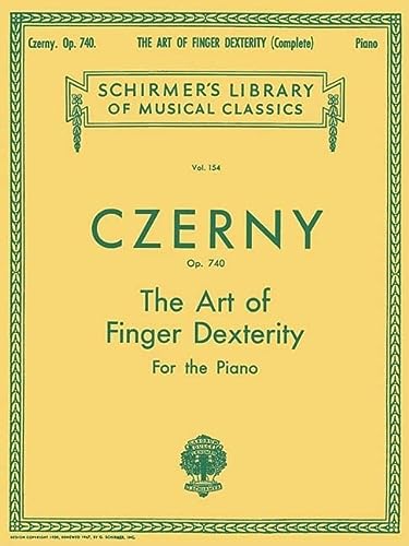 Carl czerny: the art of finger dexterity op.740 (complete) piano