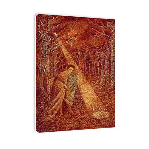 enmarcado-Decoracion Cuadro Lienzo-Remedios Varo(Música solar)-Reproducciones de Pinturas en Lienzo-Famoso Lienzo Arte de la Pared Carteles e Impresiones 60x90cm(24x35in)Enmarcado