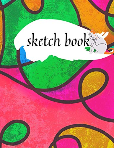 scetch book: notebook for drawing doodling or sketching cats ,120 Pages, 8.5x11 in , Good Quality white paper